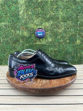 Salvador Ferragamo Mens Shoe Studio Italy Close Lacing Black Bruges